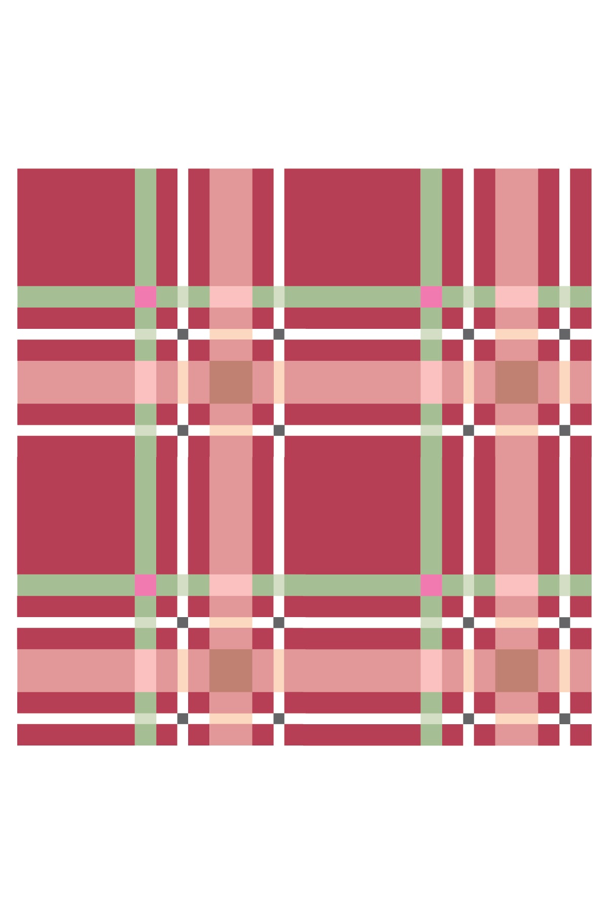 Upscale Plaid Winterberry Quilt Kit: LAP Size